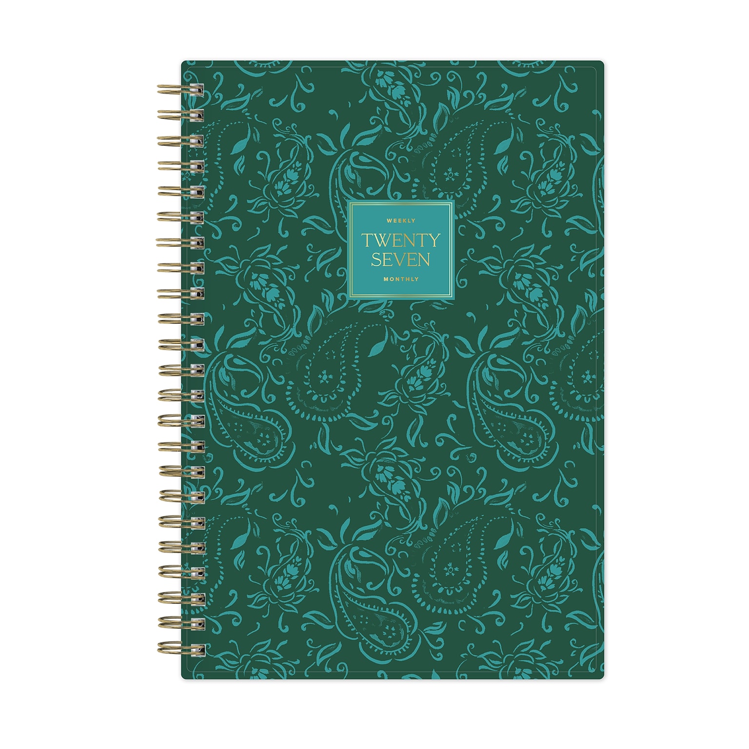 2027 Blue Sky Jessie James Decker 5 x 8 Calendar Year Weekly & Monthly Standard Planner Cover, Vanita Green (164168)