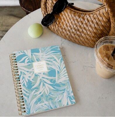 2027 Blue Sky Jessie James Decker 5" x 8" Calendar Year Weekly & Monthly Standard Planner Cover, Maren Blue (162648)