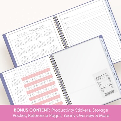 2027 Blue Sky Jessie James Decker 7" x 9" Calendar Year Weekly & Monthly Standard Planner Cover, Mystic Violet (162636)