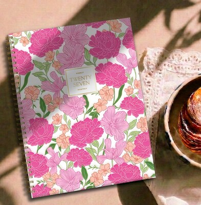 2027 Blue Sky Jessie James Decker 8.5" x 11" Calendar Year Weekly & Monthly Standard Planner Cover, Marlowe Pink (162641)