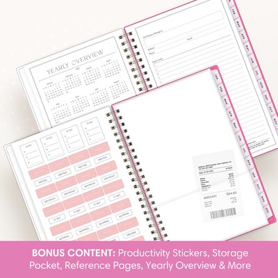 2027 Blue Sky Jessie James Decker 5" x 8" Calendar Year Weekly & Monthly Standard Planner Cover, Marlowe Pink (162642)