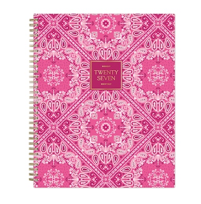 2027 Blue Sky Jessie James Decker 8.5 x 11 Calendar Year Weekly & Monthly Standard Planner Cover, Pink (164180)