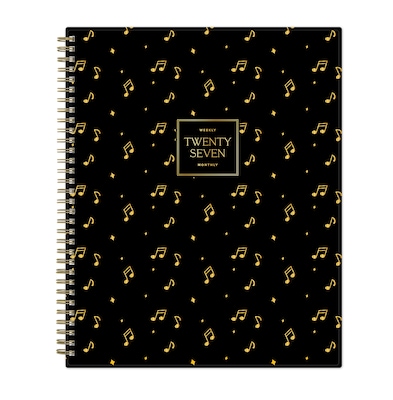 2027 Blue Sky Jessie James Decker 8.5 x 11 Calendar Year Weekly & Monthly Standard Planner Cover, Black (164173)