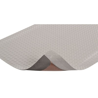 NoTrax Saddle Trax Anti-Fatigue Commercial Floor Mat, 3' x 5', Gray (979S0035GY)
