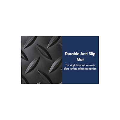 NoTrax Saddle Trax Anti-Fatigue Commercial Floor Mat, 2' x 3', Black/Yellow (979S0023YB)