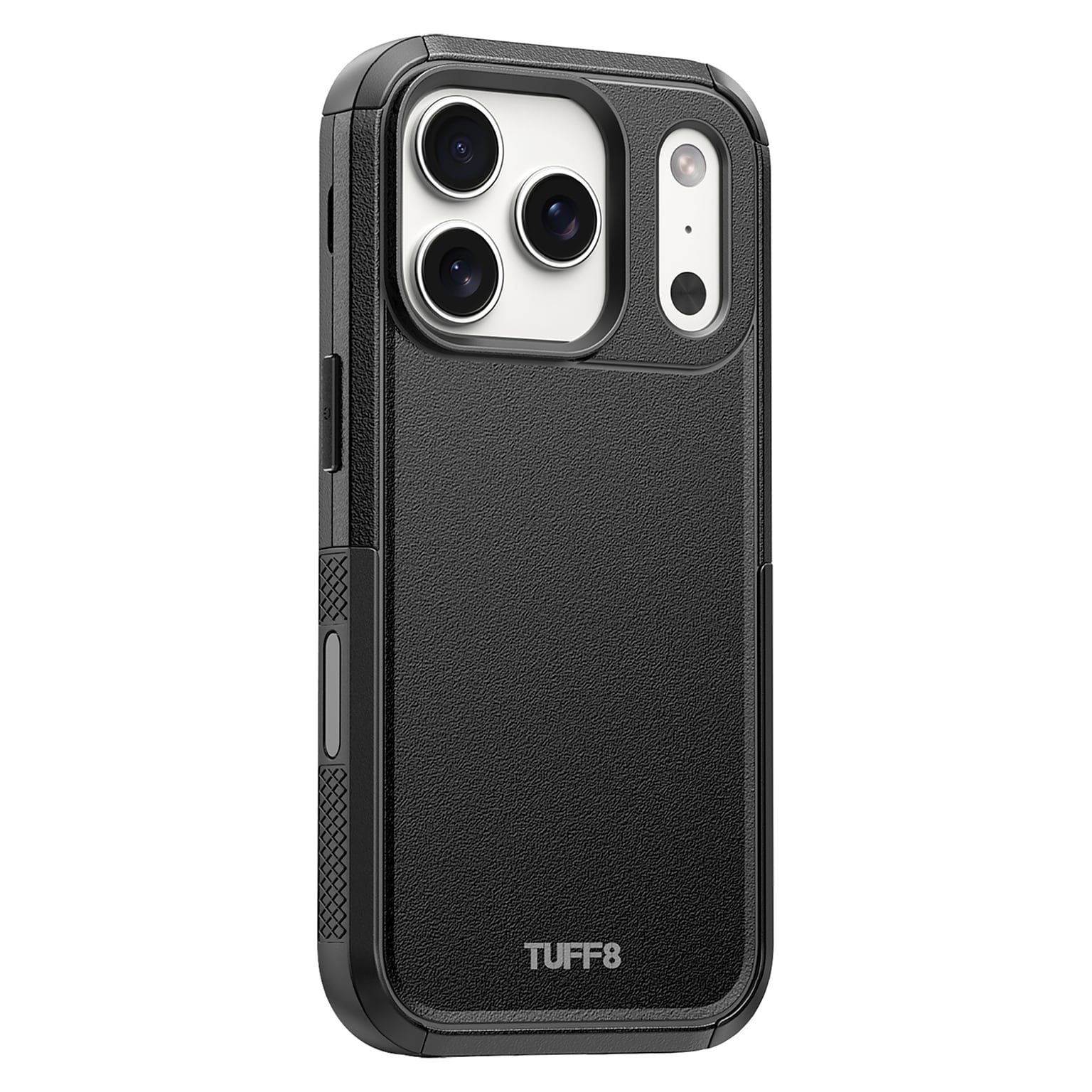 TUFF8 Impact+ Triple-Layer Rugged MagSafe Phone Case for iPhone 18 Pro, Black (T83-IP1803)