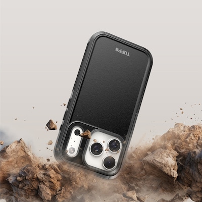 TUFF8 Impact+ Triple-Layer Rugged MagSafe Phone Case for iPhone 18 Pro, Black (T83-IP1803)