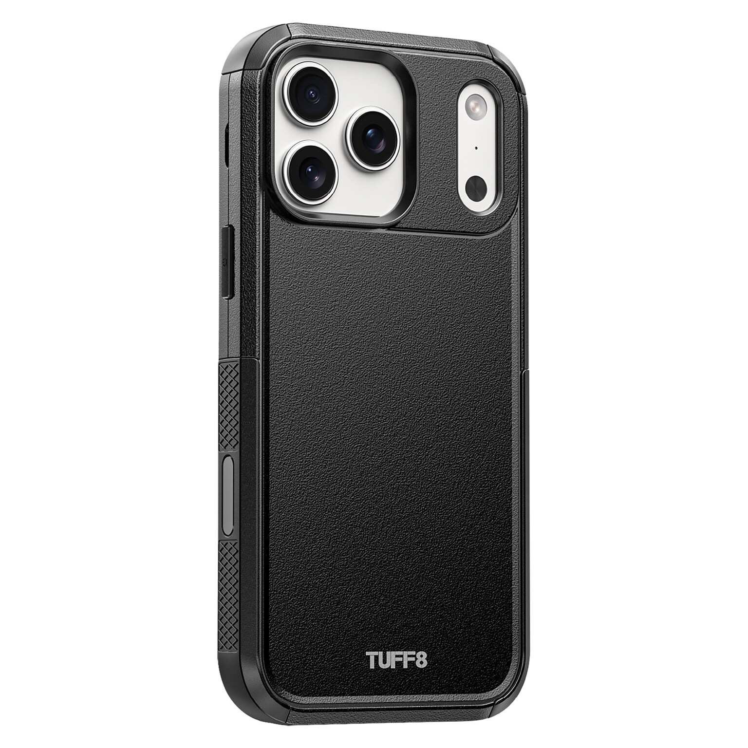 TUFF8 Impact+ Triple-Layer Rugged MagSafe Phone Case for iPhone 18 Pro Max, Black (T83-IP1804)