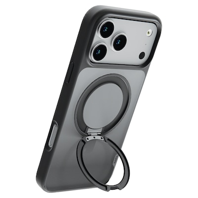 TUFF8 Glide360 MagSafe Phone Case for iPhone 18 Pro Max, Shock Absorbing, Smoke Black (T8G3-IP1804BK