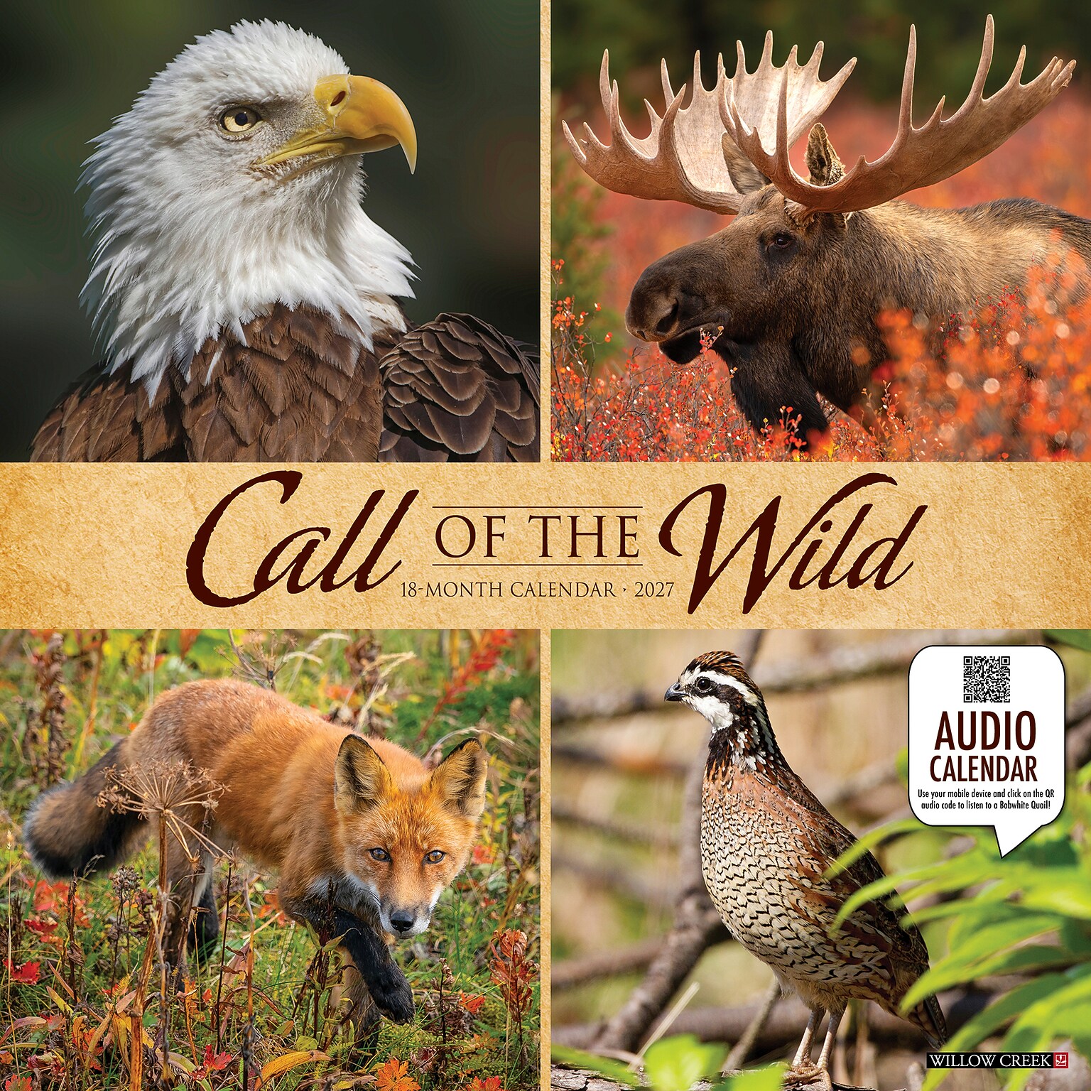 2027 Willow Creek Call of the Wild 12 x 12 Monthly Wall Calendar (59456)
