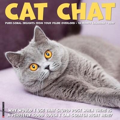 2027 Willow Creek Cat Chat 12 x 12 Monthly Wall Calendar (59524)