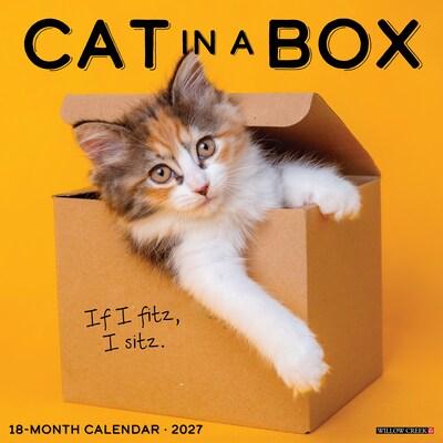 2027 Willow Creek Cat in a Box 12 x 12 Monthly Wall Calendar (59531)