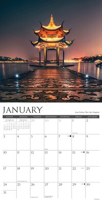 2027 Willow Creek China 12" x 12" Monthly Wall Calendar, Assorted Colors (59678)