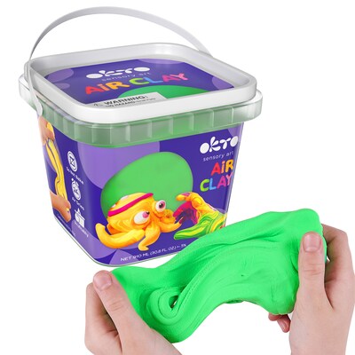 OKTO Air-Dry Modeling Clay, Green (OKT20011)