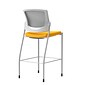 Union & Scale Workplace2.0™ Bistro Height Stool Fog Mesh, Armless, Goldenrod Fabric (54259)