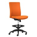 Union & Scale Workplace2.0™ Stool Upholstered, Armless, Apricot Fabric, Limited Synchro Tilt (54226)