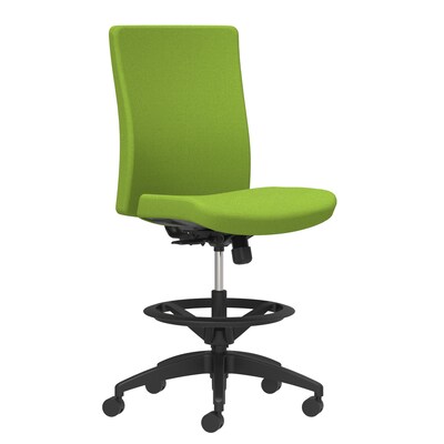 Union & Scale Workplace2.0™ Stool Upholstered, Armless, Pear Fabric, Limited Synchro Tilt (54230)