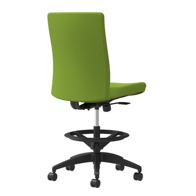 Union & Scale Workplace2.0™ Stool Upholstered, Armless, Pear Fabric, Limited Synchro Tilt (54230)