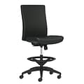 Union & Scale Workplace2.0™ Stool Upholstered, Armless, Black Vinyl Limited Synchro Tilt (54233)