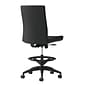 Union & Scale Workplace2.0™ Stool Upholstered, Armless, Black Vinyl Limited Synchro Tilt (54233)