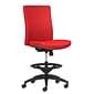 Union & Scale Workplace2.0™ Stool Upholstered, Armless, Ruby Fabric, Limited Synchro Tilt (54235)