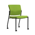 Union & Scale Workplace2.0™ Multi-Purpose Upholstered 4-Leg Guest Chair, Armless, Pear Fabric (54109)