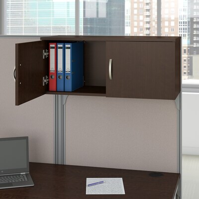 Bush Business Furniture Office in an Hour 2 Person Cubicle Workstations, Mocha Cherry (OIAH005MR)