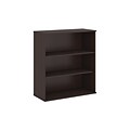 Bush Business Furniture Easy Office 48H 3 Shelf Bookcase, Mocha Cherry (EO104MR)