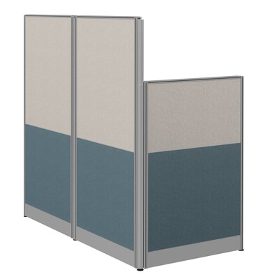 Regency Instant Office 63"H x 65"W Cubicle Workstation with Storage and Accessory Kit, Cherry (IO36492-03STGK)