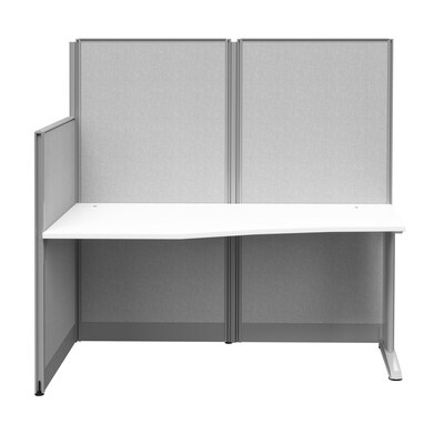 Regency Instant Office 63"H x 65"W Cubicle Panel Workstation, White (IO36192-03K)
