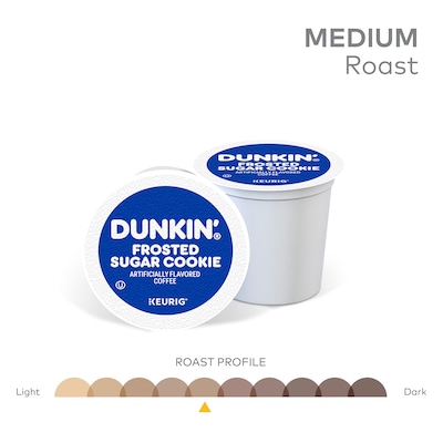 Dunkin' Frosted Sugar Cookie Keurig Single Serve K-Cup Pods, 22/ Box (5000399262)