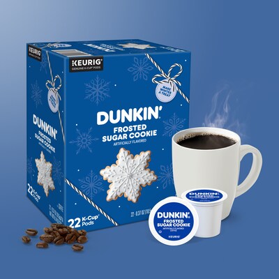Dunkin' Frosted Sugar Cookie Keurig Single Serve K-Cup Pods, 22/ Box (5000399262)