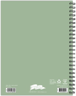 2027 Willow Creek Basic Green 6.5 x 8.5 Weekly & Monthly Desk Calendar, Assorted Colors (66980)