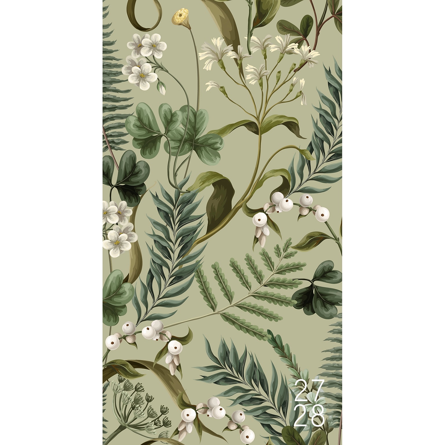2026-2028 Willow Creek Woodland Garden 3.5 x 6.5 Monthly Pocket/Wallet Calendar, Assorted Colors (66300)