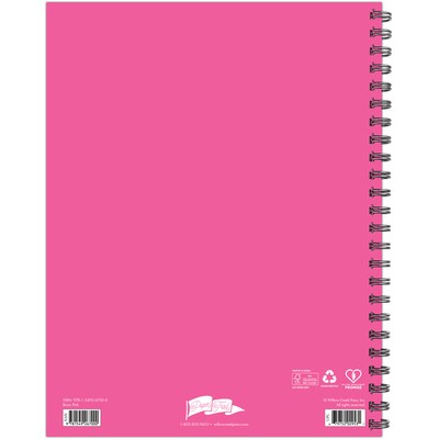 2027 Willow Creek Basic Pink 8.5 x 11 Weekly & Monthly Desk Calendar, Assorted Colors (67000)