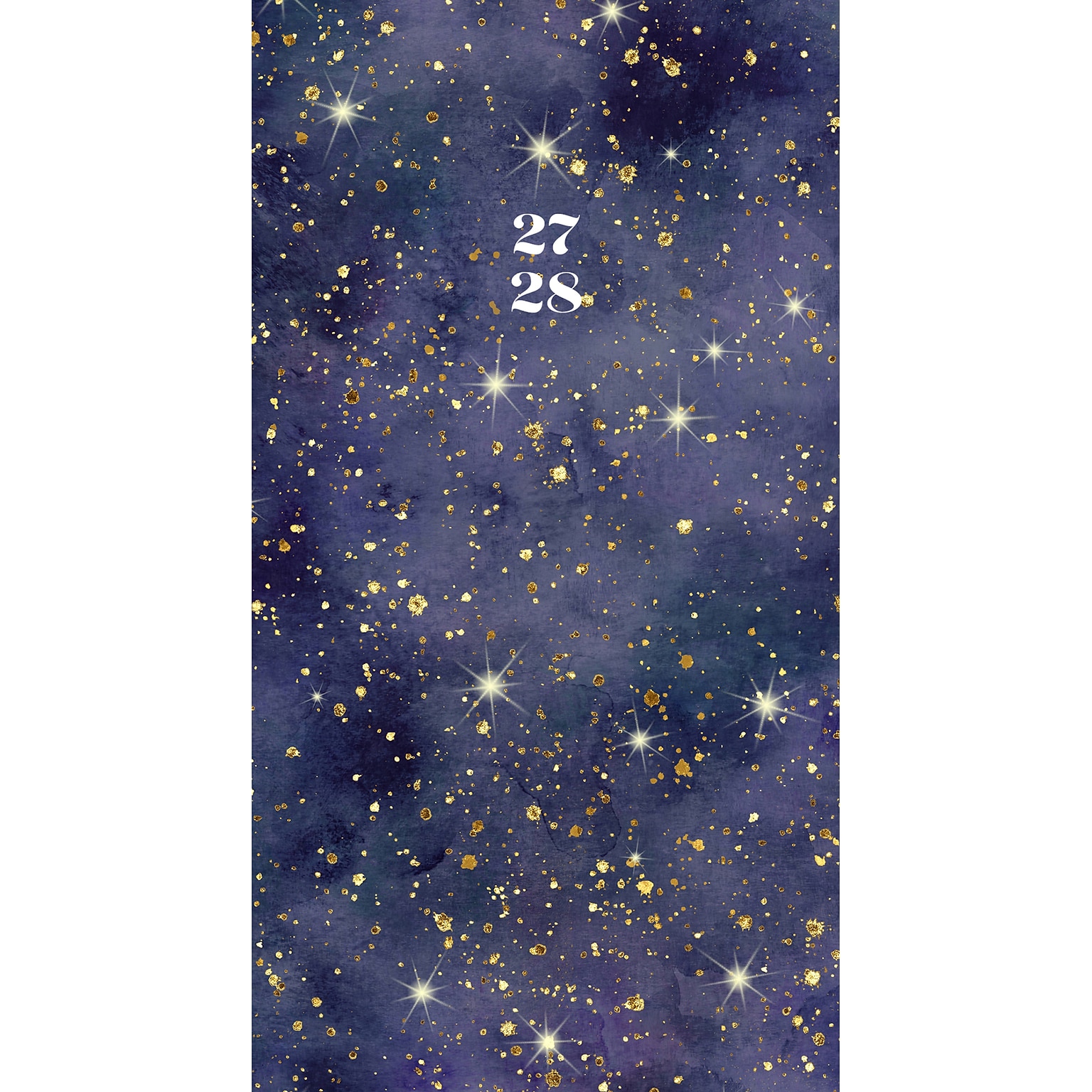 2027 Willow Creek Starry Night 3.5 x 6.5 Monthly Pocket/Wallet Calendar, Assorted Colors (66966)