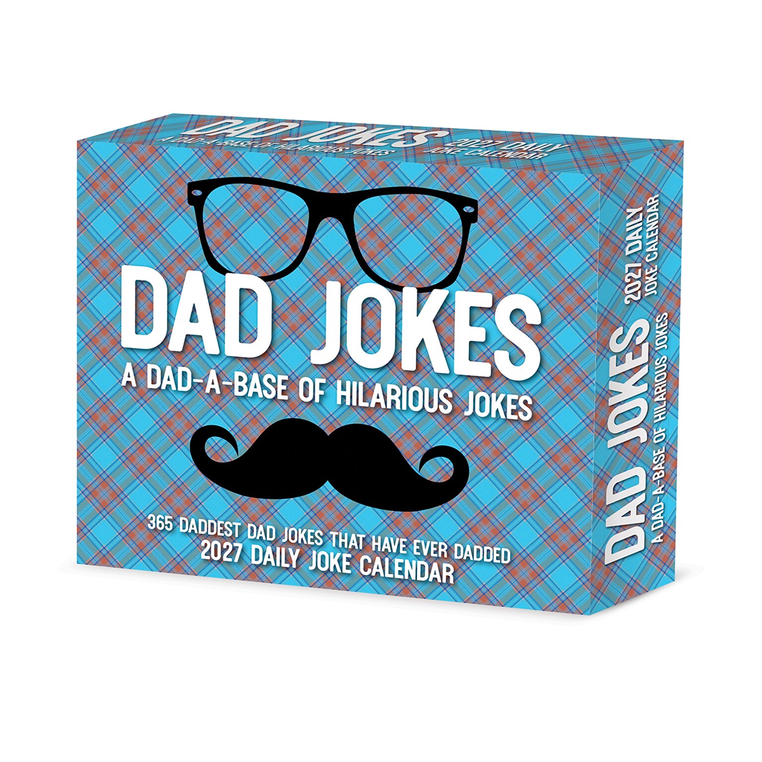 2027 Willow Creek Dad Jokes 6.2 x 5.4 Daily Day-to-Day Calendar, Assorted Colors (63392)