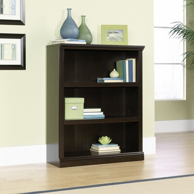 Sauder Select 44H 3-Shelf Bookcase Jamocha Wood Finish (410373)