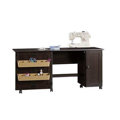 Sauder Select Craft & Sewing Cart, Cinnamon Cherry (411615)