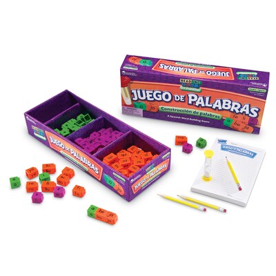 Learning Resources Juego de Palabras Spanish Reading Rods Word Game (LER7241)