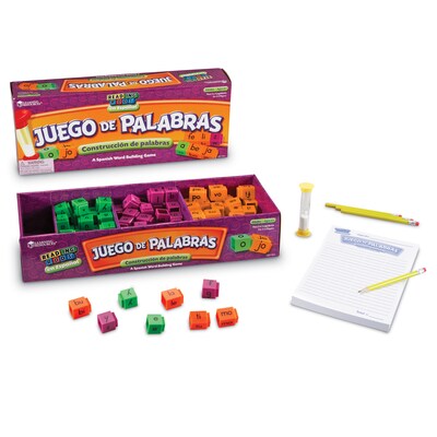 Learning Resources Juego de Palabras Spanish Reading Rods Word Game (LER7241)