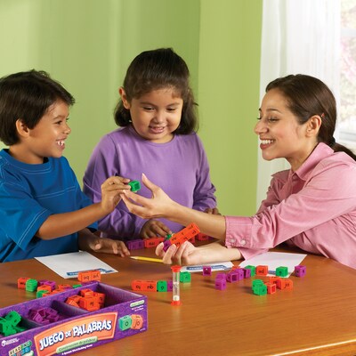 Learning Resources Juego de Palabras Spanish Reading Rods Word Game (LER7241)