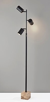 Adesso Rutherford 64"H LED Tree Lamp, Black (3967-01)