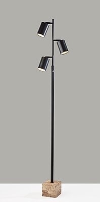 Adesso Rutherford 64"H LED Tree Lamp, Black (3967-01)