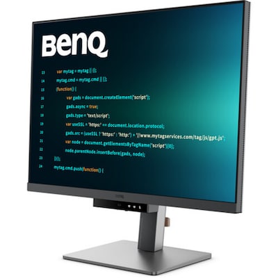 BenQ RD280U Programming 28.2 UHD 4K IPS 60Hz Monitor, HDR10, Built-In Speaker, Height Adjustable, Metal Grey