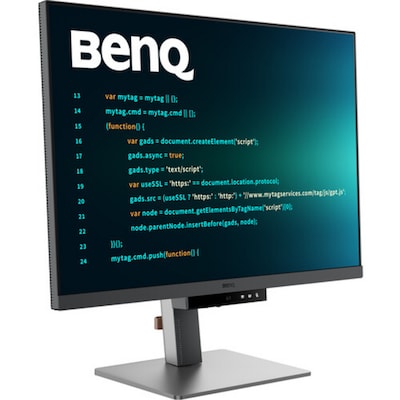 BenQ RD280U Programming 28.2" UHD 4K IPS 60Hz Monitor, HDR10, Built-In Speaker, Height Adjustable, Metal Grey