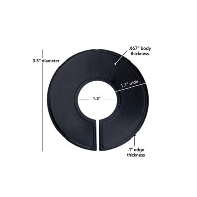 Nahanco Size 42 Plastic Dividers, Black (CBW42)
