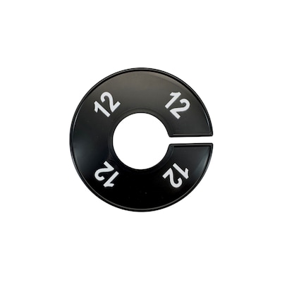 Nahanco Size 12 Plastic Dividers, Black (CBW12)