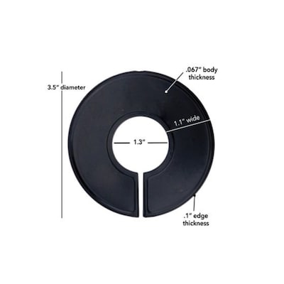 Nahanco Size 12 Plastic Dividers, Black (CBW12)