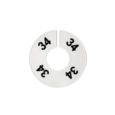 Nahanco Size 34 Plastic Dividers, White (CWB34)